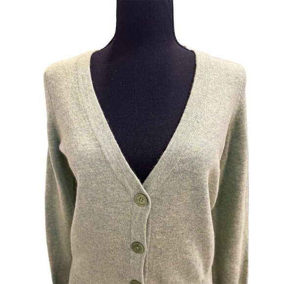 NWT Talbots Green Wool Blend Cardigan Sweater Size XS - Picture 4 of 6